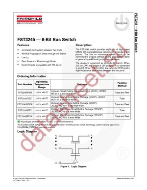 FST3245MTC datasheet  